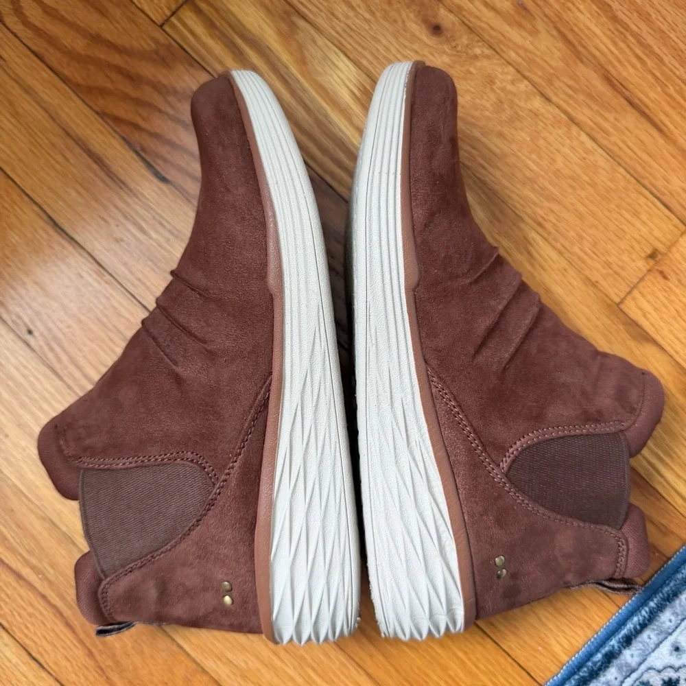 Ryka Niah Animal Banana Bread Water Repellent Ankle Boots Women’s Size 7.5
